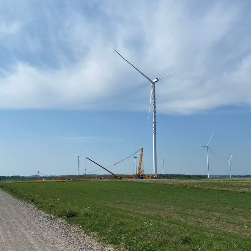 Wind farm construction