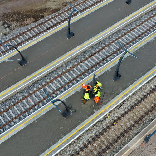 Railway station in Tallinn